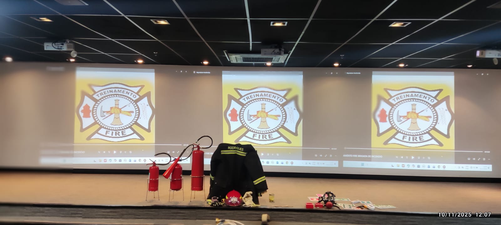 Sala de aula Treinamento Fire
